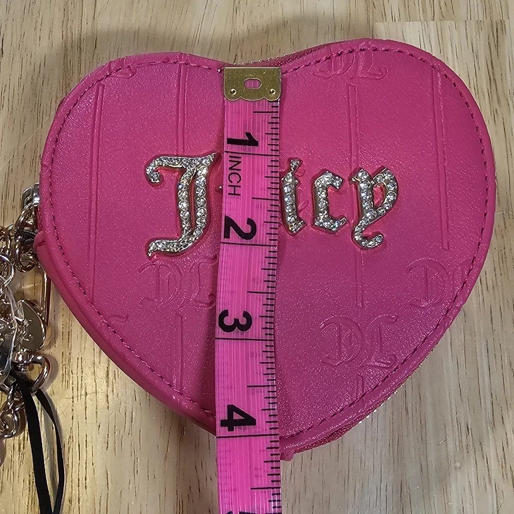 New✨️ Exclusive Juicy Couture Heart Coin Case - Picture 3 of 10